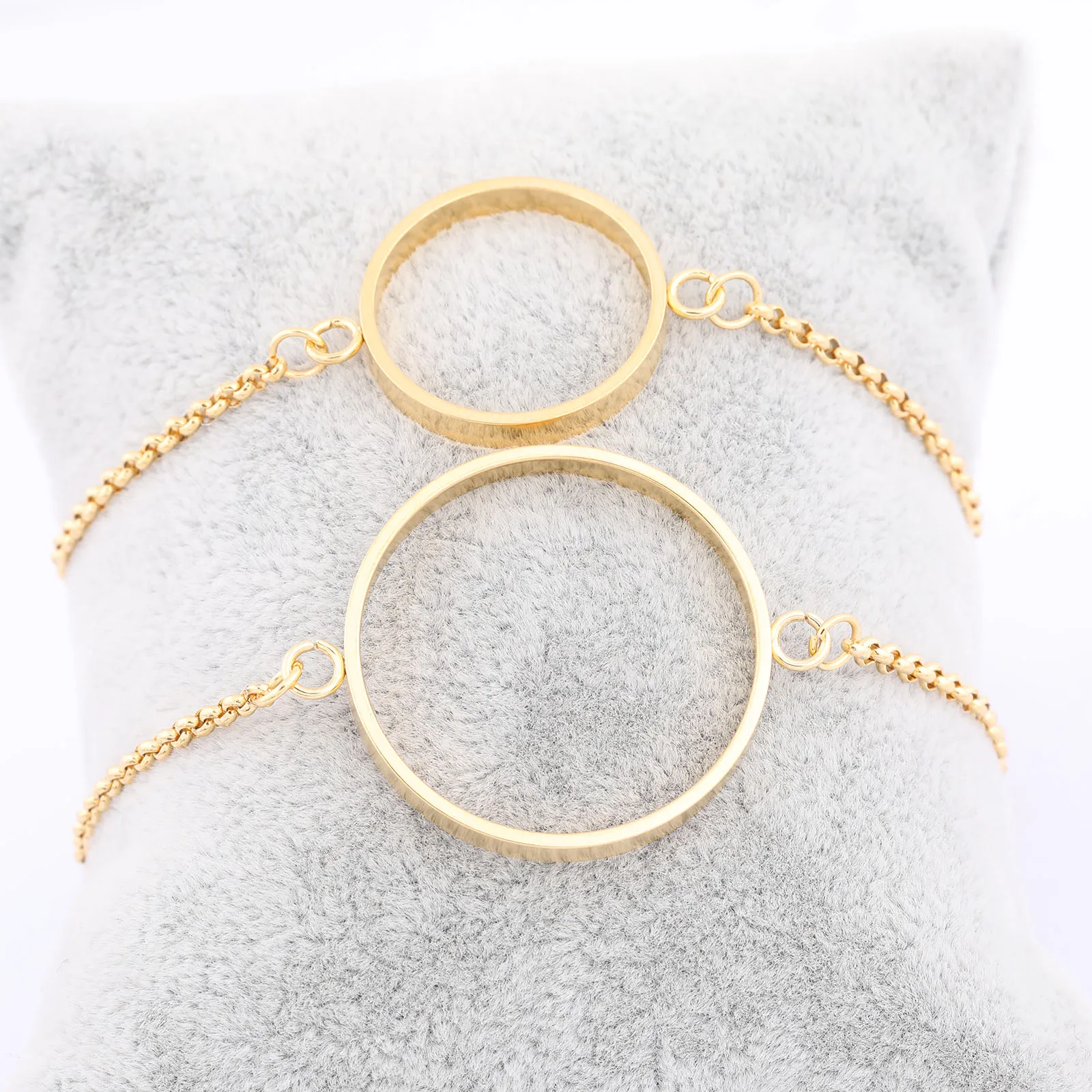 

3 шт. основы для браслетов из нержавеющей стали с золотым покрытием, 18 мм и 25 мм, с открытым ободком, заготовки для кабошонов, для создания украшений из смолы своими руками.