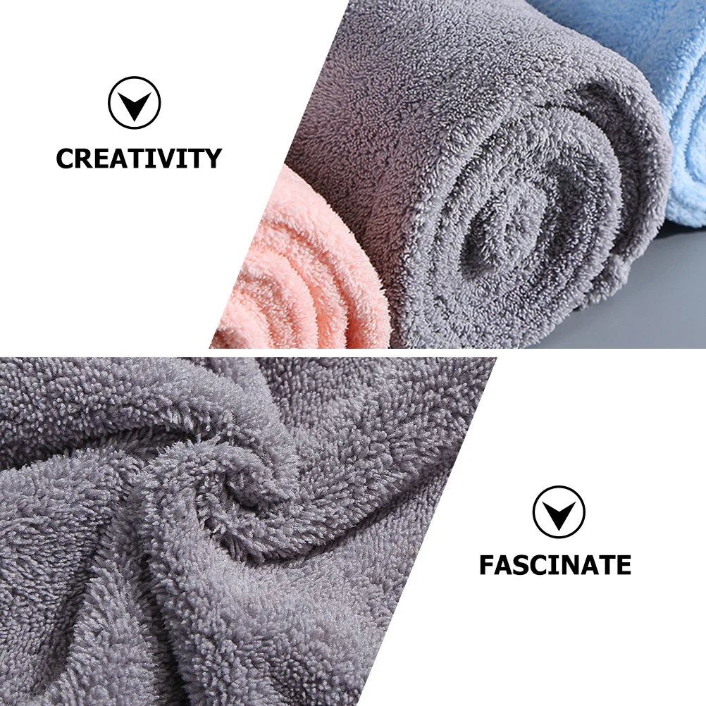 2 قطعة التفاف الشعر العملي زر تصميم منشفة التجفيف السريع للشعر الرطب المرجان الصوف غطاء الاستحمام رئيس التفاف منشفة