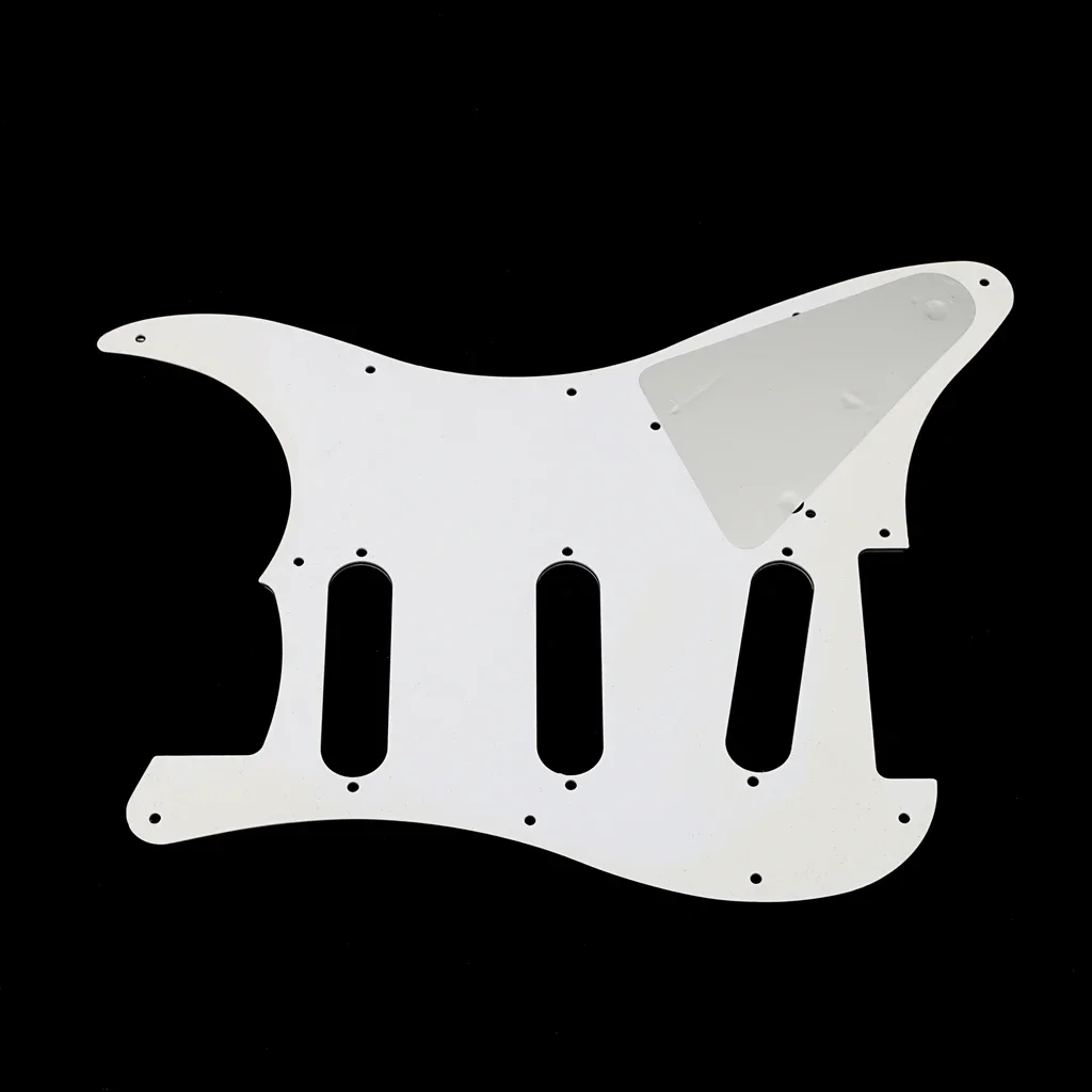 11 Hole 3D Printed Plastic ST/Strat Guitar Pickguard Scratch Plate Reverse Bridge Fits Jimi/Hendrix for Stratocaster