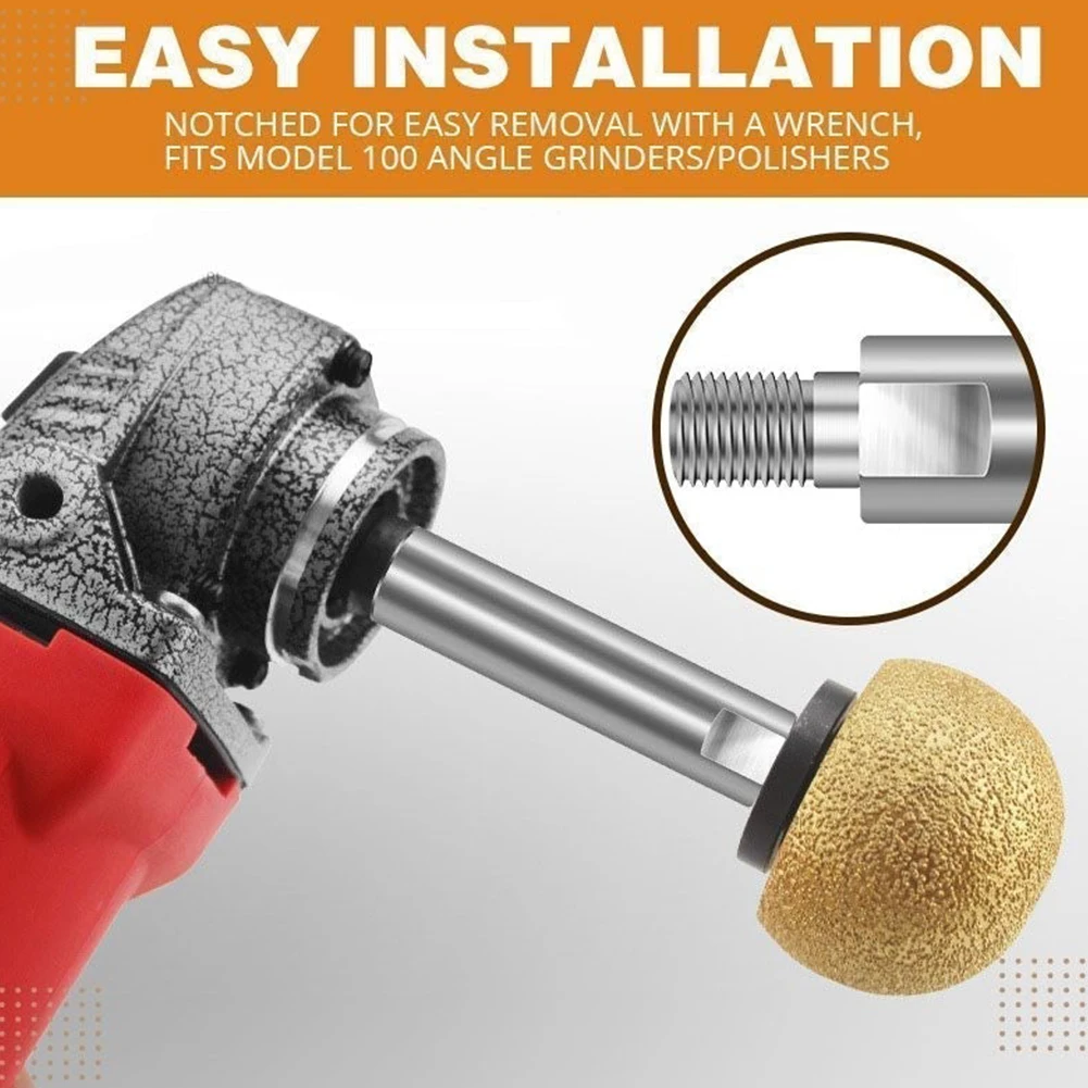 Angle Grinder Connecting Rod Home & Garden Silver Stable Installation Precise Thread 1/3pcs 45# Steel Bit Extension