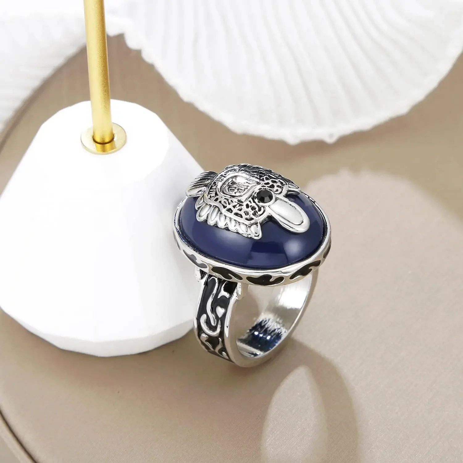 يوميات مصاص الدماء الدائري ملصق مجموعة مجوهرات خمر ديمون ستيفان سلفاتوري الشمس الأسرة يوميات مصاص دماء كريست خواتم