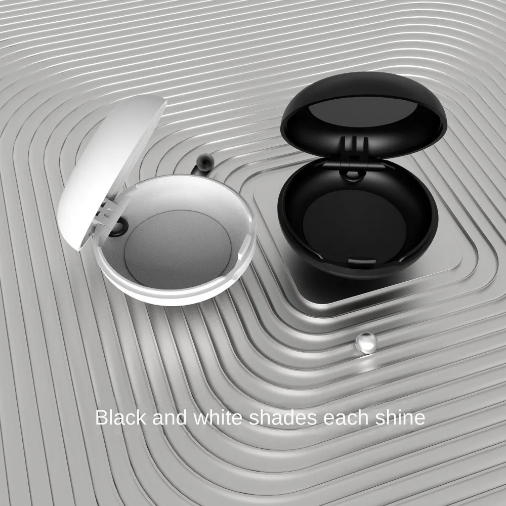 2024 Round Soundproof Earplug Box Mini Soundproof Earplug Storage Box Earring Container Sleeping Earplug Organiser