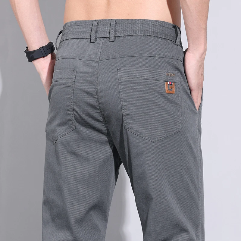 

Весенние и осенние мужские брюки для гольфа, эластичные модные повседневные универсальные дышащие брюки высокого качества