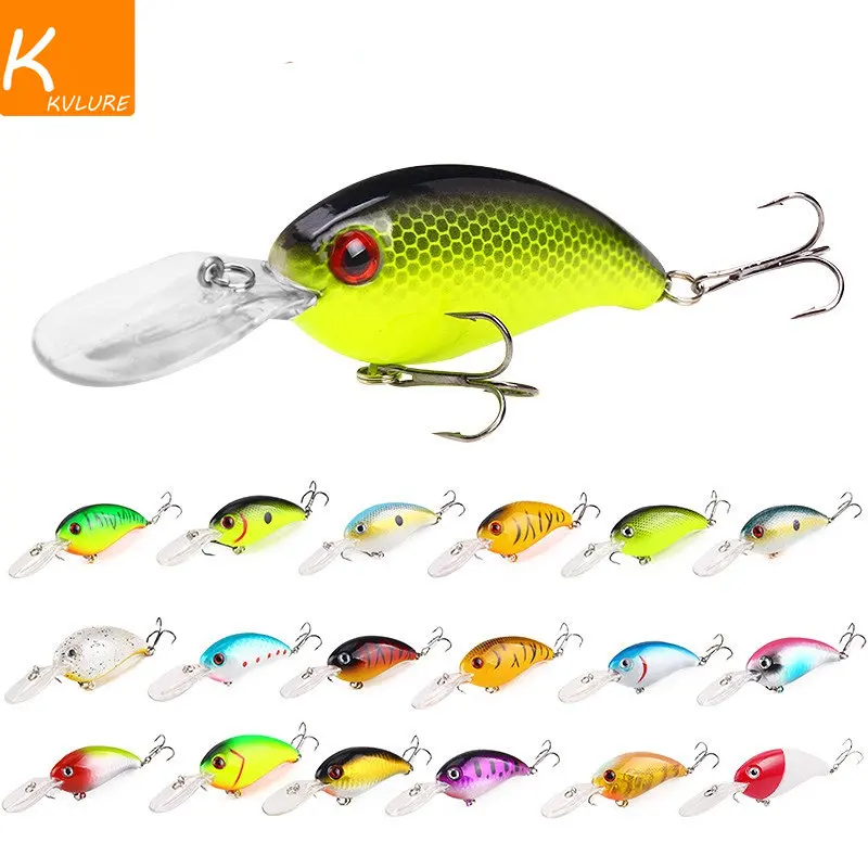 10cm/13.6g 18 Colors Artificial Fishing Lures Kit 3D Eyes Hard Popper Lures for Saltwater Freshwater