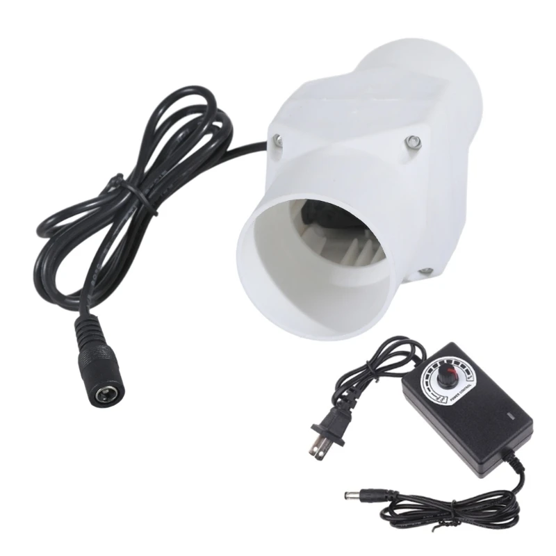 Iron Body Duct Fan 12V 10W Inlines Fan for Fast Smokes Extraction in Restaurants Dropship