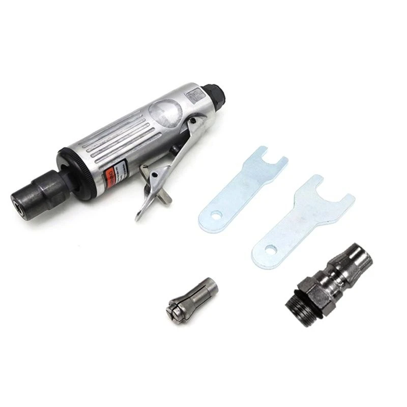 

97QC Mini 1/4 Air Die Grinder Pneumatic Grinding Polisher Mill Engraving Machine Carving Tool With Sanding Discs
