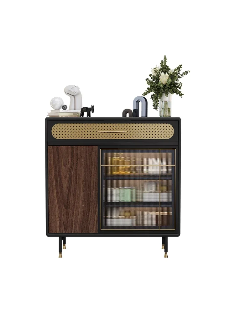 

Итальянский светлый роскошный входной шкаф, внутренний перегородка, гостиная со светлым стеклянным краем шкафа