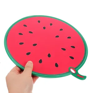Stylish Watermelon Themed Cutting Board Reusable Plastic Chopping Mat for Fruits Vegetables Baby Food Scratch Resistant Easy