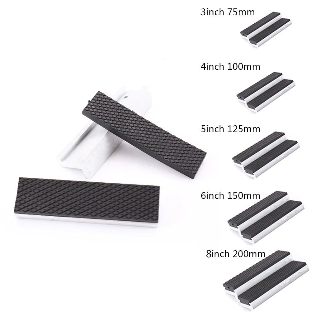 Imagem -03 - Multipurpose Alumínio Bench Vise Pad Vice Magnetic Jaws Capa Protetora Braçadeira Anti-slip Mat 8