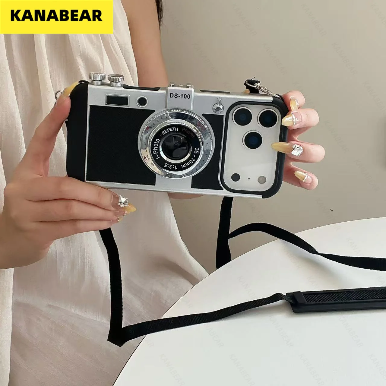 

Camera-Style Phone Case: Compatible with Apple iPhone 17 Pro, Fashionable Design, Bestselling & Creative Case for iPhone 17