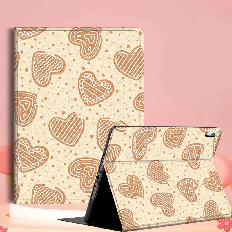 

Gingerbread Creative Pattern For iPad mini Air 1 2 3 4 5 6 7 6th 7th 9 11 13 M3 M2 gen 7.9 8.3 10.9 Inch 2025 Tablet Case