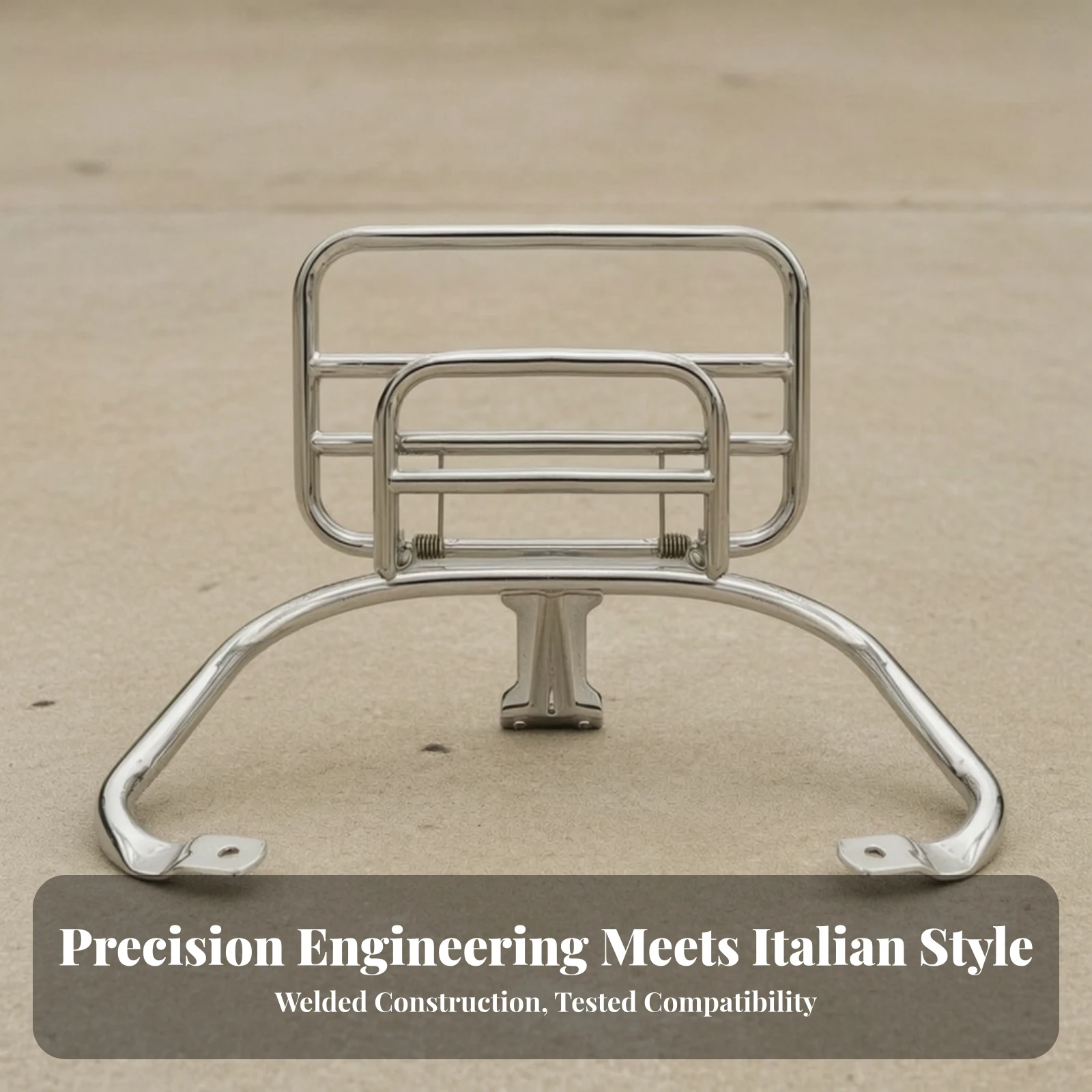 Scooter Luggage Rack Stable Scooter Rear Rack Rear Carrier Rust-Proof Sturdy for Commuters, Commuting, Touring