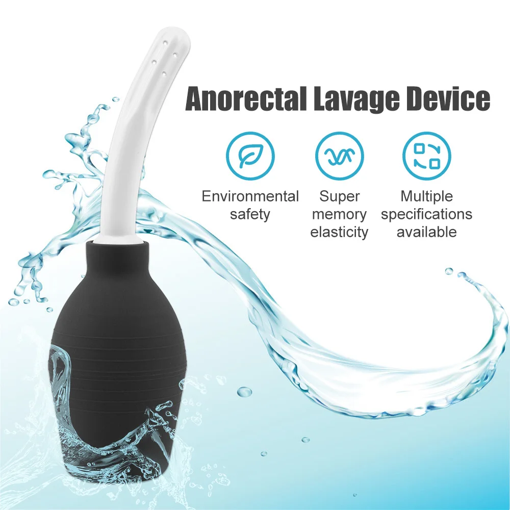 حقنة شرجية لمبة حقنة شرجية مطاطية طبية الري أنثى المهبل الشرج الدوش نظافة المؤنث النظافة حقنة شرجية تنظيف الشرج #2