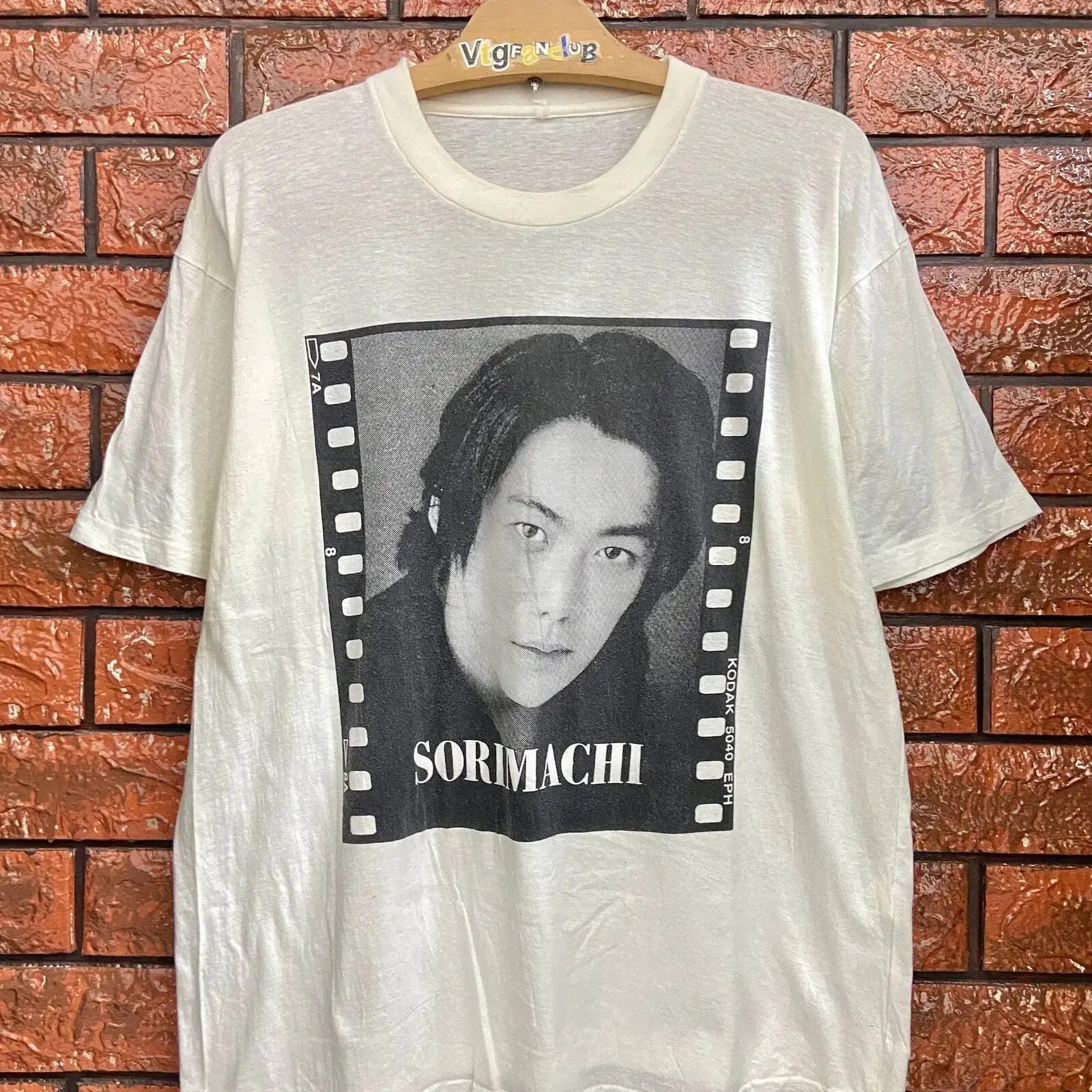 Vintage 90s Takashi Sorimachi Japanese Actor Photoprint T Shirt / Great Teacher