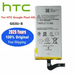 HTC Google Pixel 4 XL 4XL Pixel4 XL용 G020J-B 정품 휴대폰 배터리, 배터리 및 도구, 2024 년 3700mAh