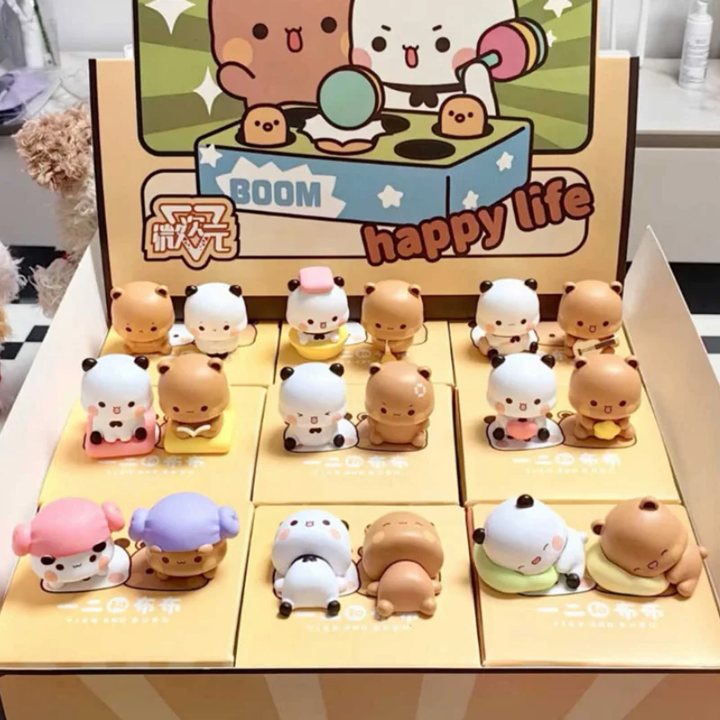 Genuine Bubu And Dudu Daily Blind Boxes Cute Figurines Trendy Toys Suprise Box Desk Decoration Kawaii Model Doll Birthday Gifts