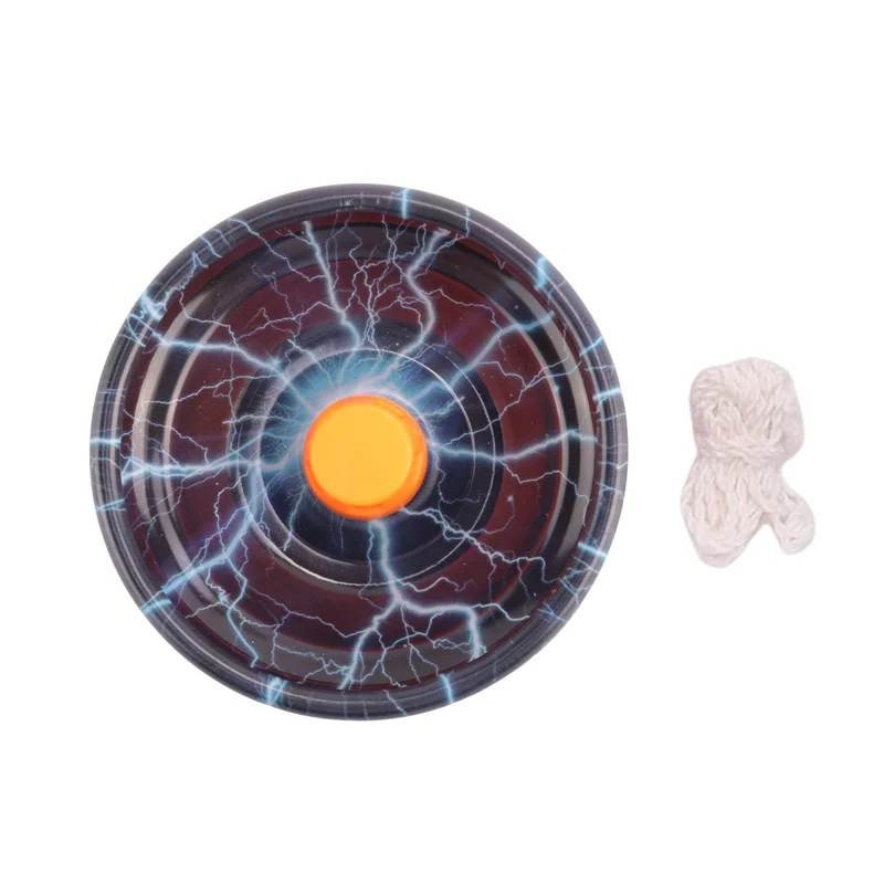 FBIL-10Pcs سبيكة كرات يويو الاستجابة الملونة استجابة الكرة المعدنية المبتدئين سلسلة خدعة الكرة للمبتدئين