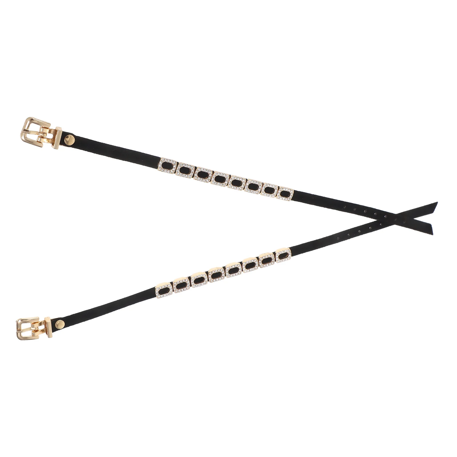 

1Pair Elegant Heel Straps Anti-Slip Design PU Material High Heels Accessories for Women Shoe Straps for Loose Shoes