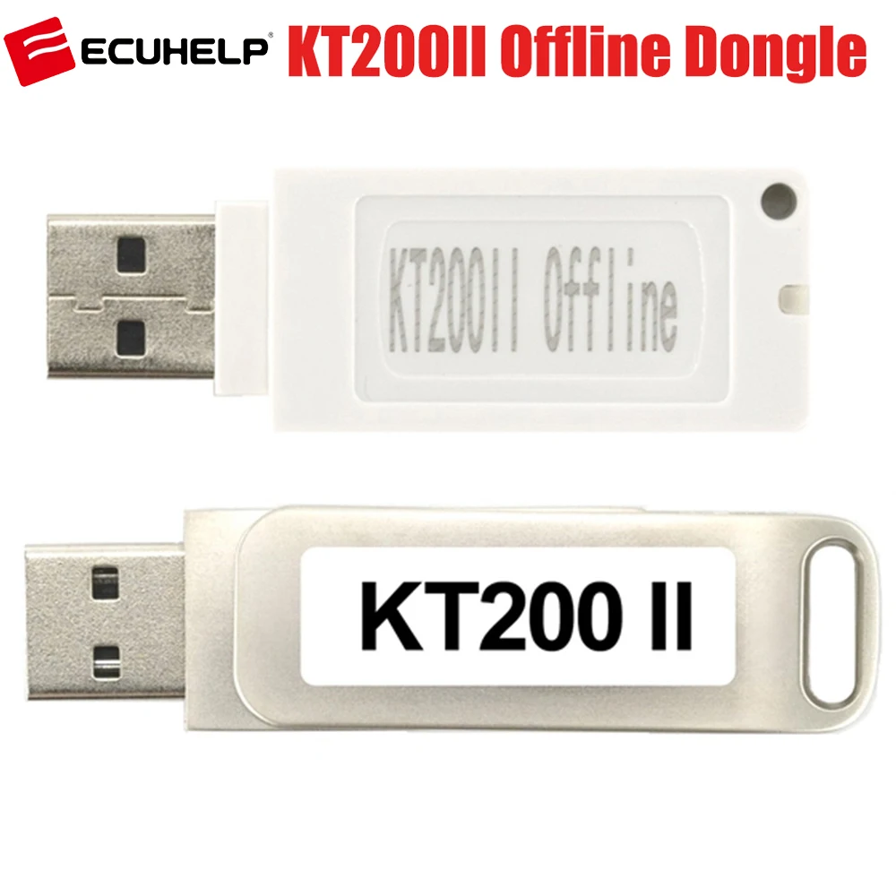 ECUHELP KT200II Offline Workstation Offline Dongle for Car Truck Motorbike Tractor Boat, R/W more ECU Than KT200