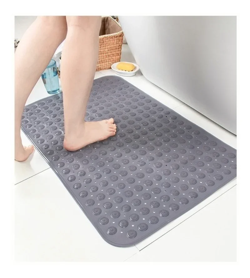 Non-slip Bath Mat With Suction Cups Bathroom Rug Bathroom Accessories Pvc Bath Rug Kitchen Carpet Kitchen Accessories Bath Mats