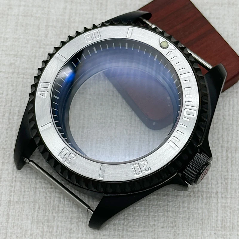 

Mod SKX007 SKX009 Watch Case NH35 Case Dome-Shaped Sapphire Double-Pane Glass Fit NH35 NH36 7S26 4R35 Movements Watch Case Parts