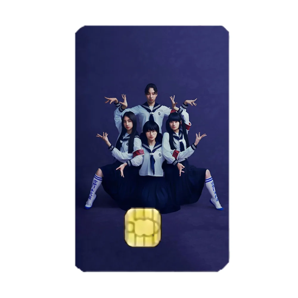 Jpop A-ATARASHII G-GAKKO ملصقات الكرتون بطاقة الائتمان فيزا الخصم البنك بطاقة شحن حافلة مترو ملصق مضاد للمياه ملصق الديكور