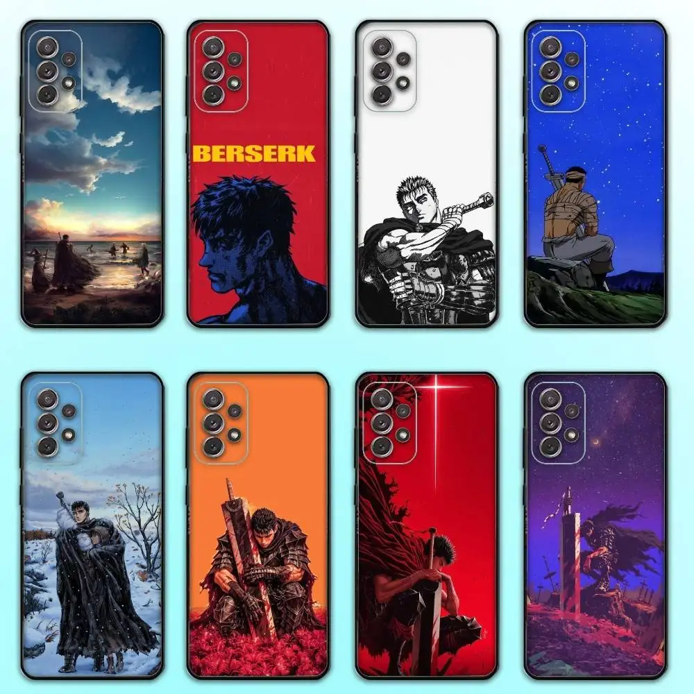 

Comic Cool Popular Berserk Phone Case For Samsung S25,S24,S21,S22,S23,S30,Ultra,S20,Plus,Fe,Lite,Note,10,9,5G Black Cover