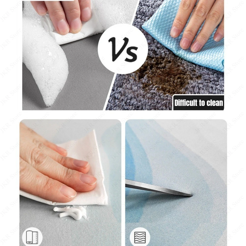 Fast Drying Diatomaceous Earth Bath Mat Non Slip Soft Absorbent Floor Pad for Shower Laundry Bedroom Kitchen RV Bathroom Rug Pad - view 5