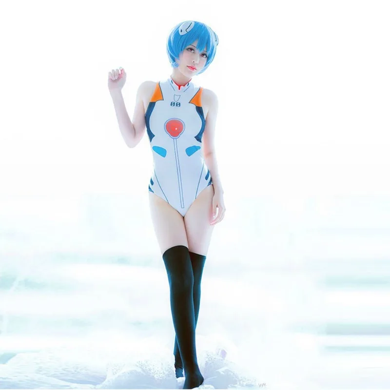 Cosplay Swimsuit Female Overwatch Song Hana DVA Swimsuit Bodysuit Tights Asuka Ayanami Rei