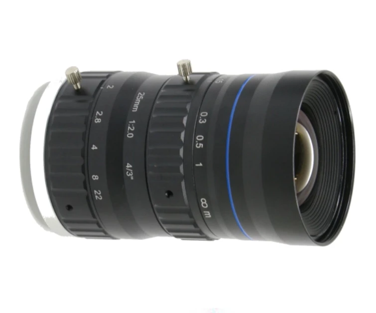 

4/3" 12MP 25mm FA Lens CCTV Lens Ultra-high resolution lens C-Mount Multi-layer coating high transmittance Compact structure