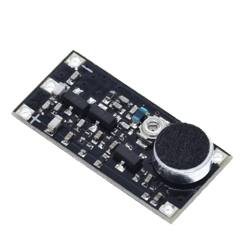 TZT 88-115MHz FM Wireless Microphone Surveillance Transmitter Module Board For Arduino Adjustable Capacitor DC 2V 9V 9mA Voltage image 4