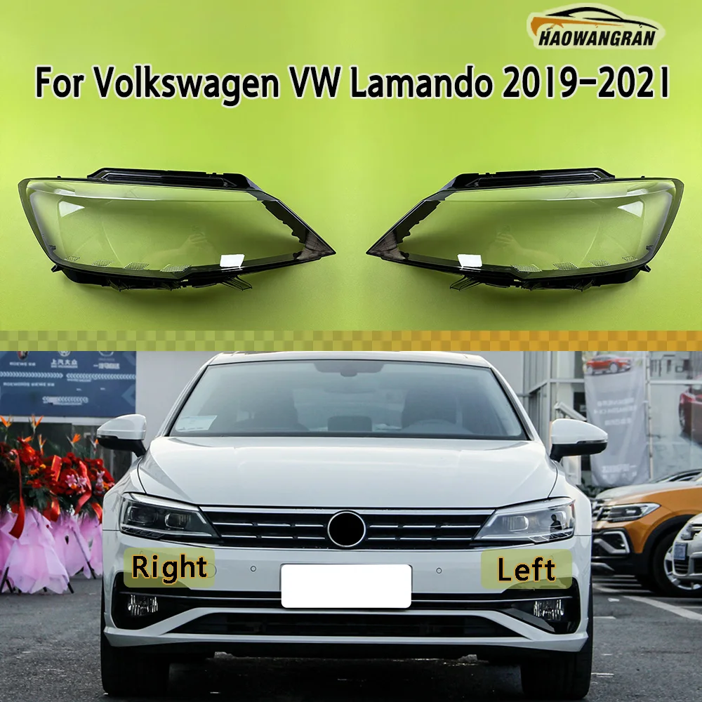 

Headlamp Cover Transparent Lamp Shade Shell Lens Plexiglass Replace Original Lampshade For Volkswagen VW Lamando 2019 2020 2021