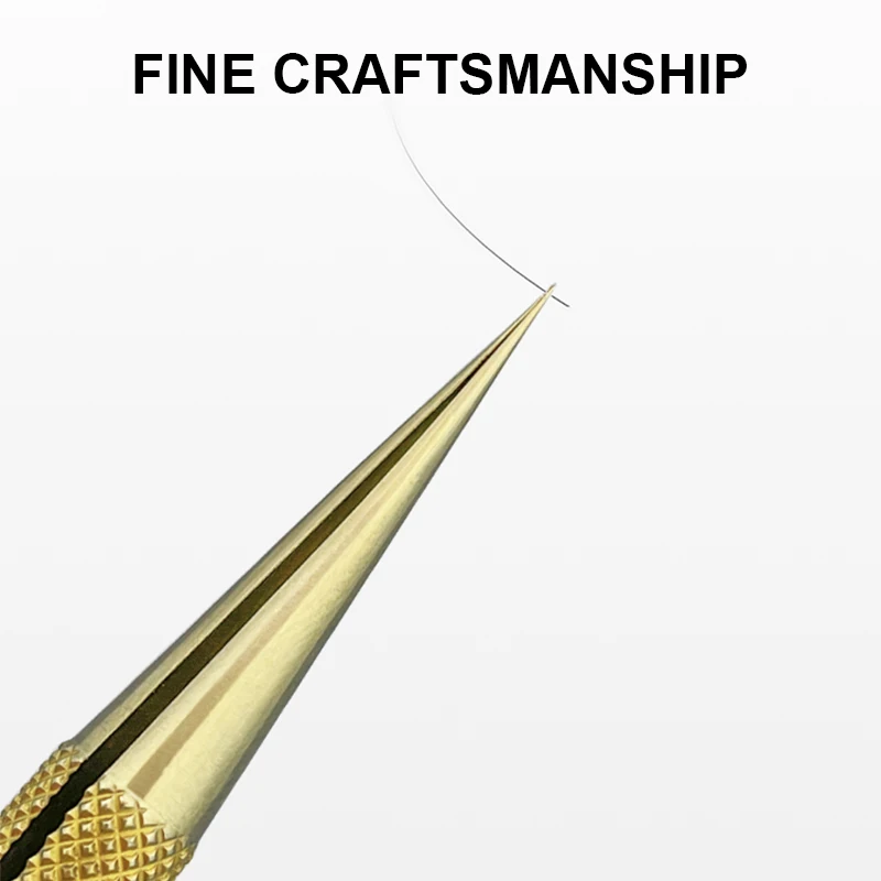 AMAOE 0.1mm 14T/14U Titanium Alloy Tweezers Mobile Phone Maintenance Clamping Tool Non-Magnetic Precision Fingerprint Tweezers