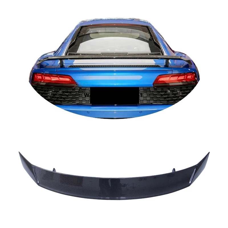 

Mingchedao GT Style Carbon Fiber R8 Spoiler Wing for R8 V10 Coupe Gen 2 P Style Rear Trunk Spoiler Screw-On New Condition