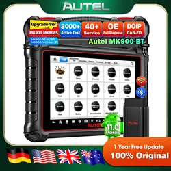 Autel MaxiCOM MK900BT Car Bidirectional Diagnostic Tools OBD2 Scanner 40+ Service 3K+ Active Tests All Sys FCA 33ft BT Ver. of MK900 MX900 MK808S MK808BT PRO MX808S MK808Z 40+ Service 3K+ Active Tests DOIP CANFD All System FCA