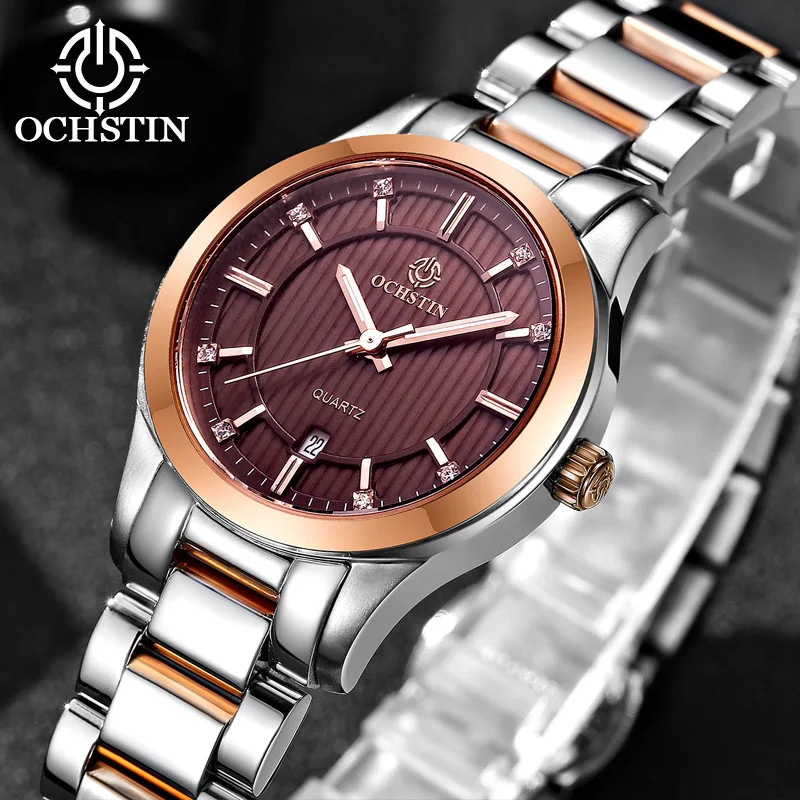 OCHSTIN Hot Model 2024 Simple Trend Parangon Perfection Series Wristwatch Japanese Quartz Movement Women's Quartz Watches