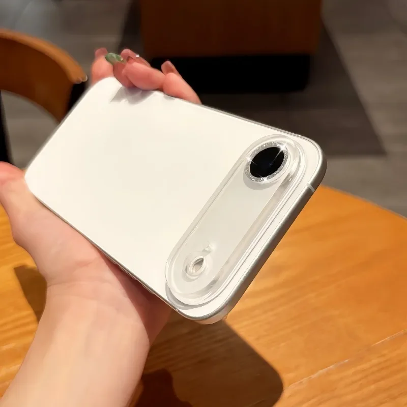 الهاتف بريق عدسة الكاميرا حامي آيفون 17 برو ماكس 17 الهواء غطاء كامل عدسة الزجاج المقسى عدسة الغطاء الخلفي طبقة رقيقة واقية