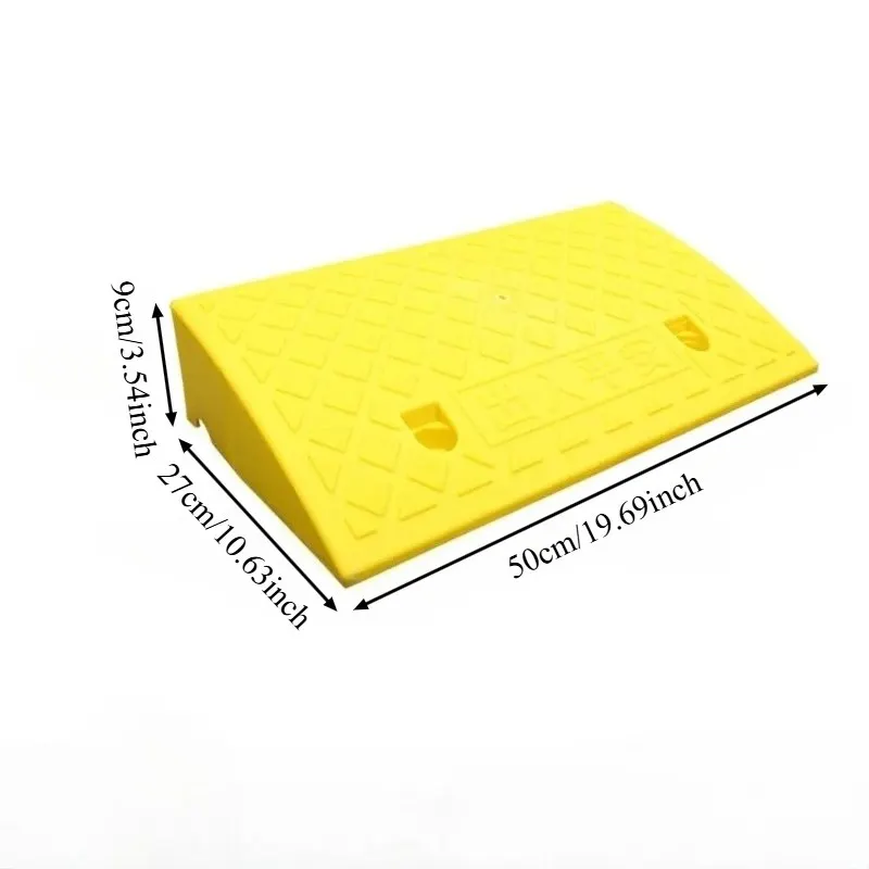 Draagbare Drempel Oprit 3/5/6/7/8/9/10 cm Hoogte Antislip Oppervlak Duurzaam Oprit voor Auto Motor Rolstoel Scooter Huisdieren Toegang