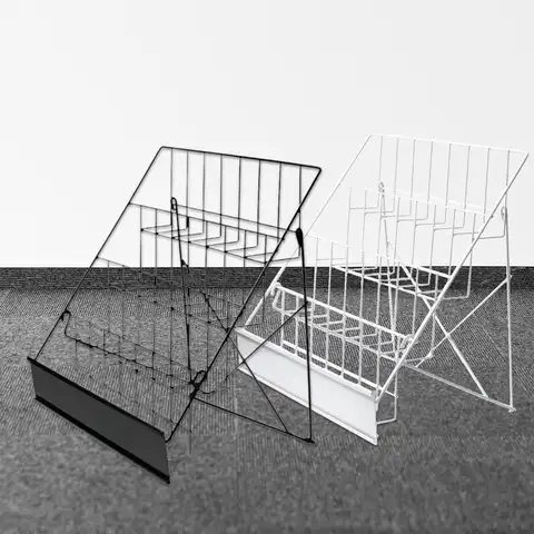 Comic Book Magazine Rack Picture Albums and Magazines Space Saving Bookstores Library Classroom Tabletop CD Display Countertop