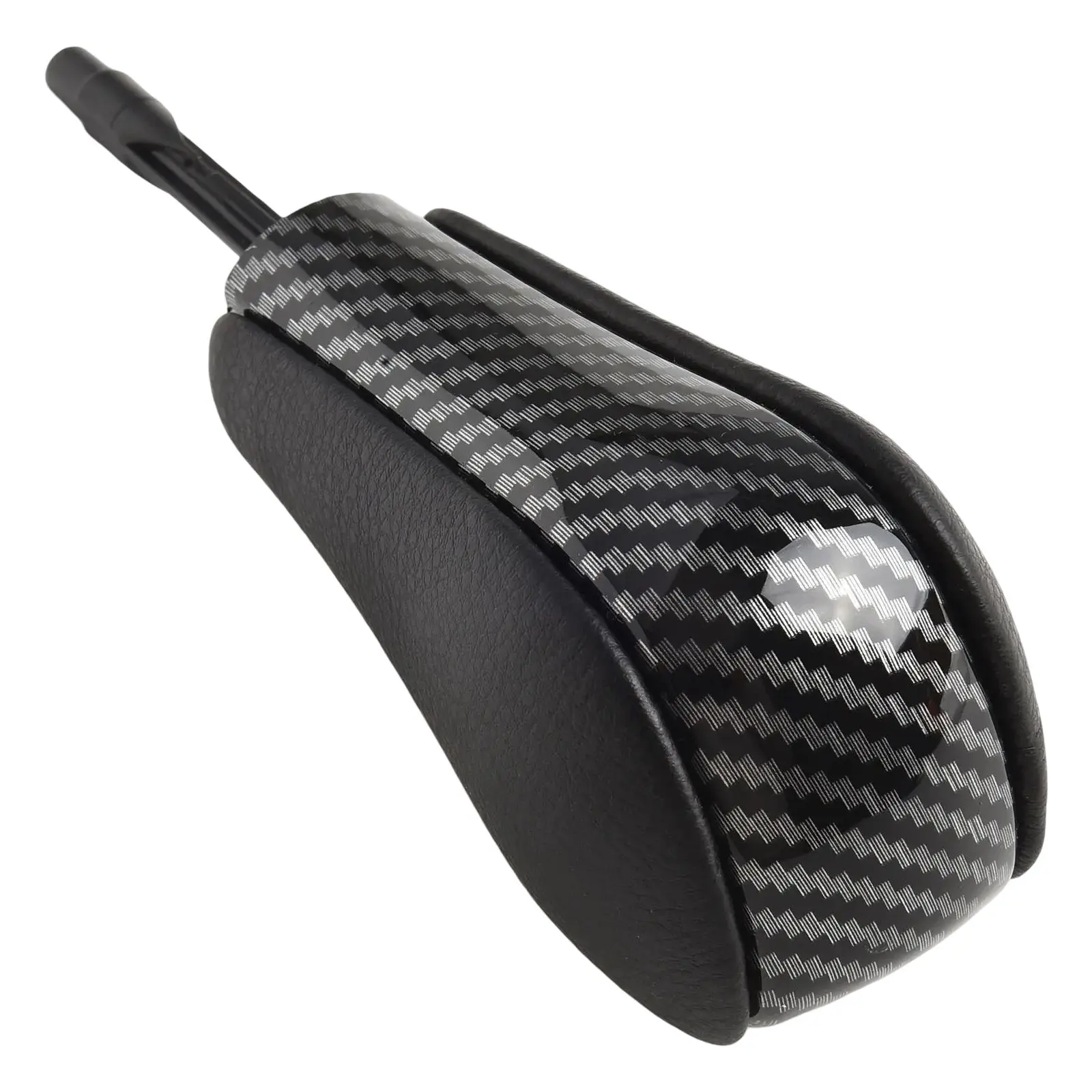

Gear Shifter Knob Leather Gear Shift Knob Car Interior Upgrade PU Leather Covering Anti-corrosion Material Easy Installation