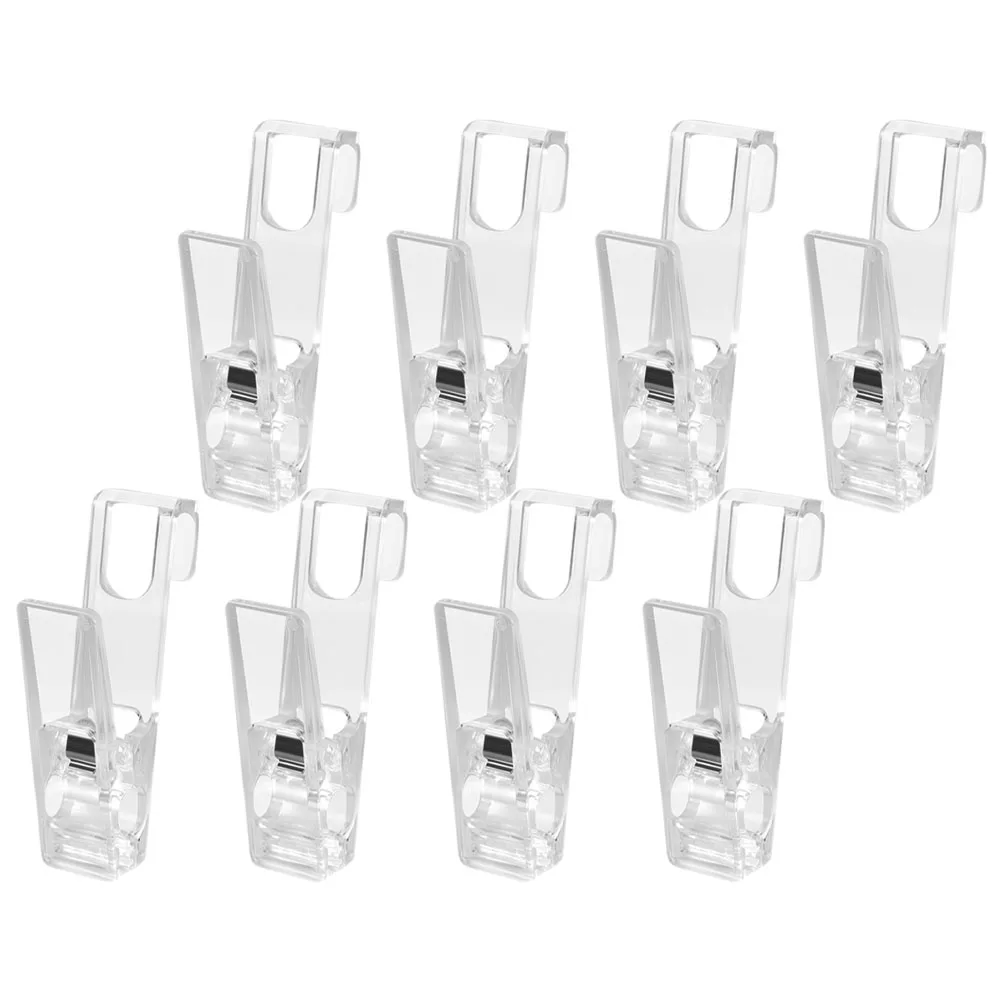 

8pcs Anti Rust Plastic Clothespins Heavy Duty Hanging Clips for Laundry Drying Windproof Sock Fixing Clothing Pegs Non Slip