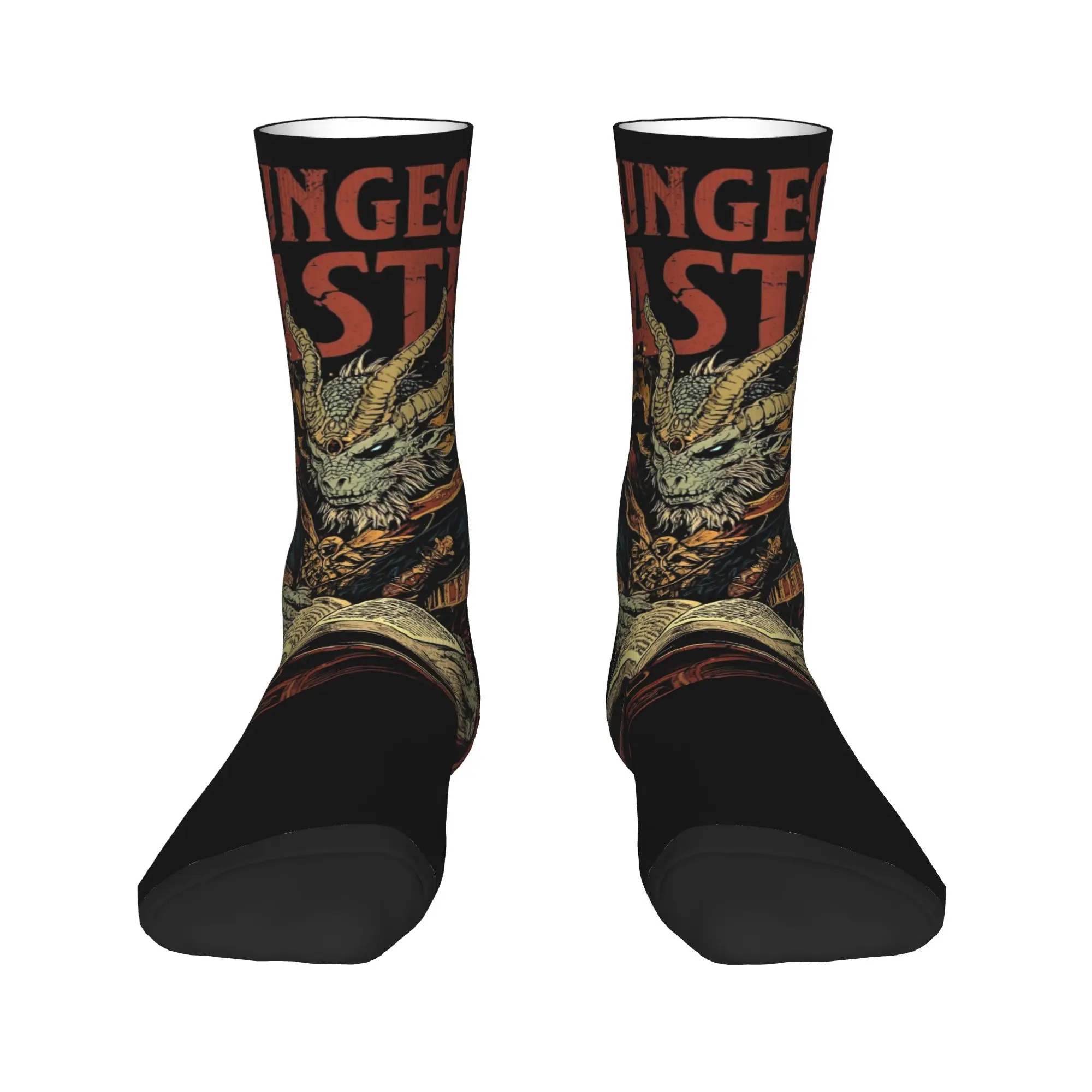 الزنزانة التنين DnD ماستر الجوارب الرجال النساء البوليستر الجوارب غير رسمية مجنون الربيع الصيف الخريف الشتاء الأوسط جوارب أنبوبية هدية