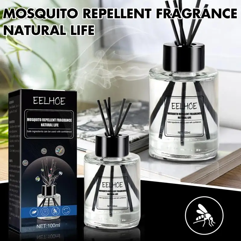 

Mosquito Repellent Essential Oil Natural Mosquito Killer Air Freshener With Incense Sticks Indoor Odor Removal Air Purifier