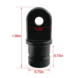 Boat Bimini Top Insert Tube Eye End Nylon Canopy Top Cover Fitting Insert 7/8\