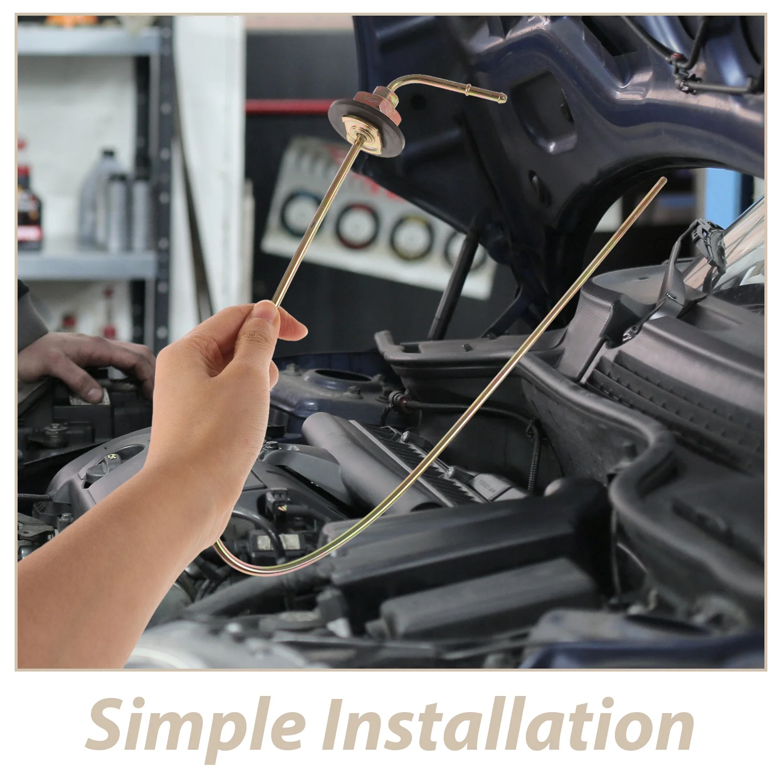 1 مجموعة سخان التوقف الوقود لاقط أنبوب عدة دائم المطاط النحاس مركبة الوقود استخراج أداة المضادة للانزلاق تصميم لاقط أنبوب #6