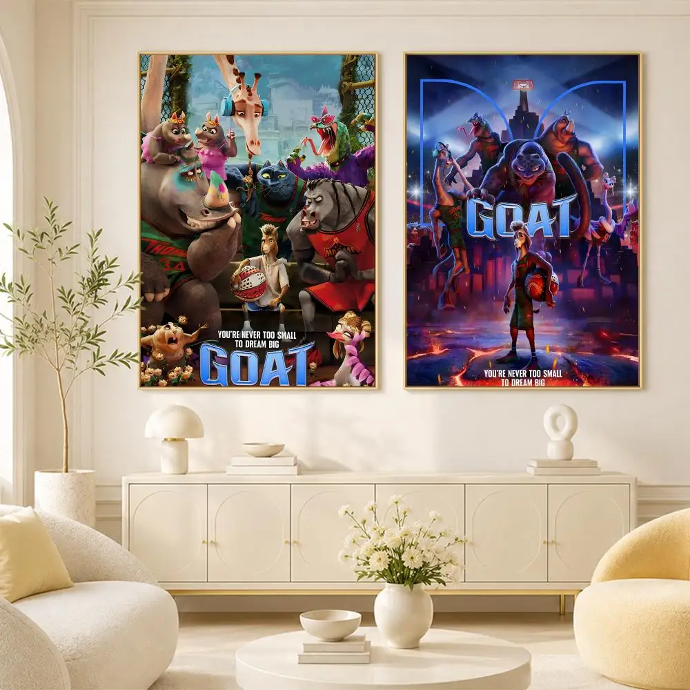 Pelicula G-GOAT Pintura La Cabra Que Cambio El Juego Poster Room Home Decoration Interior Wall Art Printing Garage Posters Gift