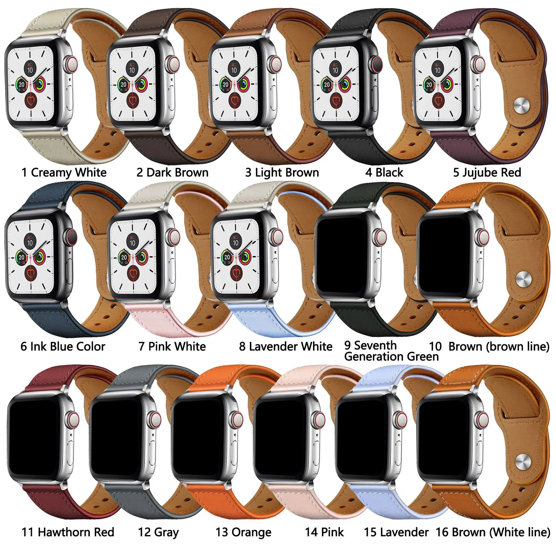 Leather Strap for Apple Watch Band Ultra 49mm 44Mm 40Mm 45Mm 41Mm 42Mm 38Mm Business Armband Iwatch Series 3 5 6 Se 7 8 Bracelet