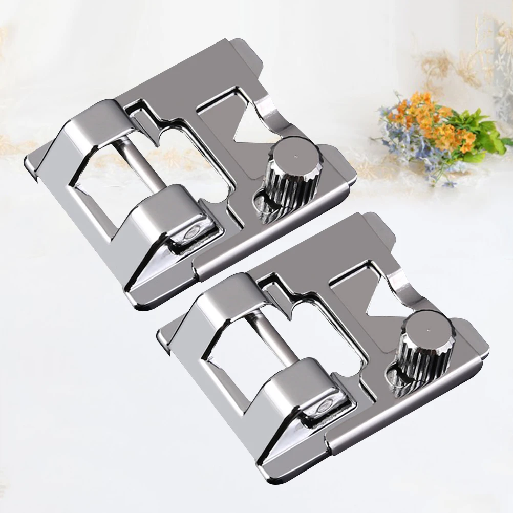 2pcs Machine Presser Foot Holder Easy Install Sewing Machine Presser Foot Most Household Machines