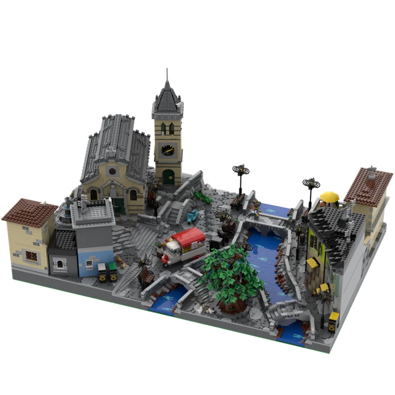 

9179PCS City Hot Selling Street View Moc Modular Italian Village Building model DIY creative ideas ChildToy Birthday Gift Blocks