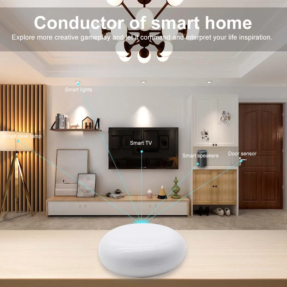 Tuya Smart Life Smart Home MESH Gateway WIFI Module Home Smart Mesh Hub Bridge Wireless Controller for Alexa Google Home